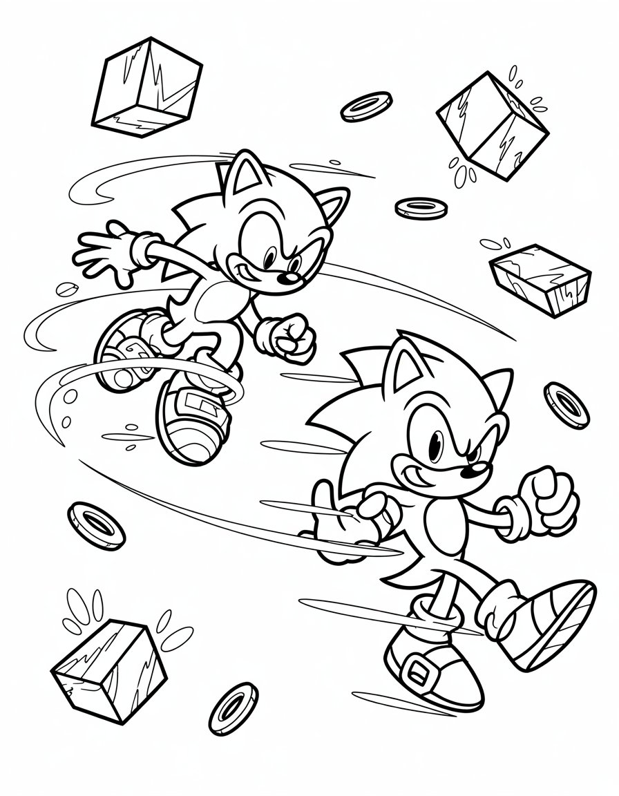 Sonic and Crash Bandicoot